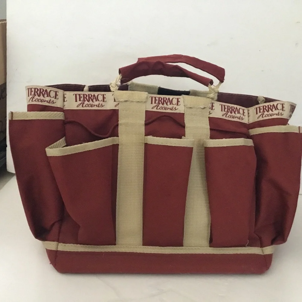 Red Canvas Tool & Storage Organizer